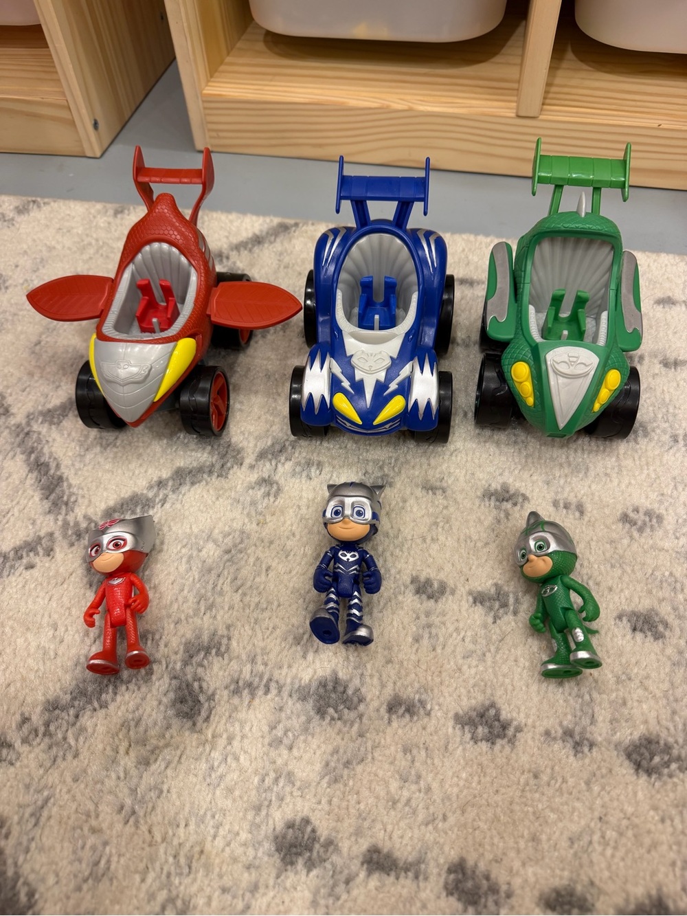 PJ MASKS CARS AND CHARACTER SET